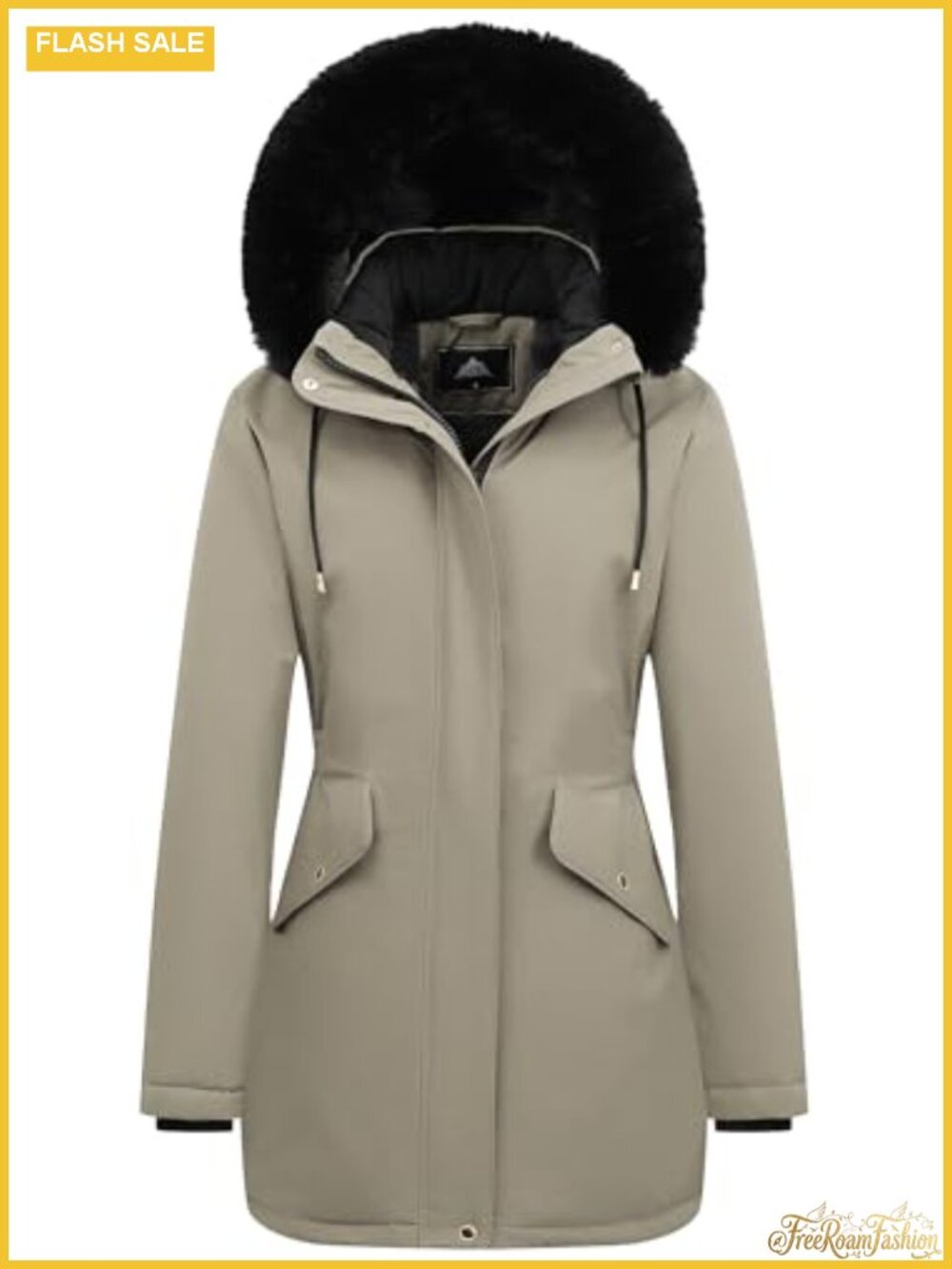 Women's Long Down Puffer Coat Thicken Fleece Lined Winter Parka